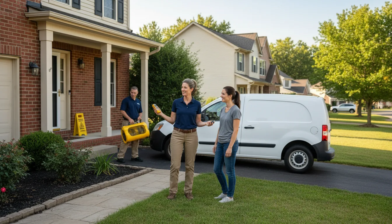 Water restoration image for Water Damage & Restoration Services in Louisburg, MO